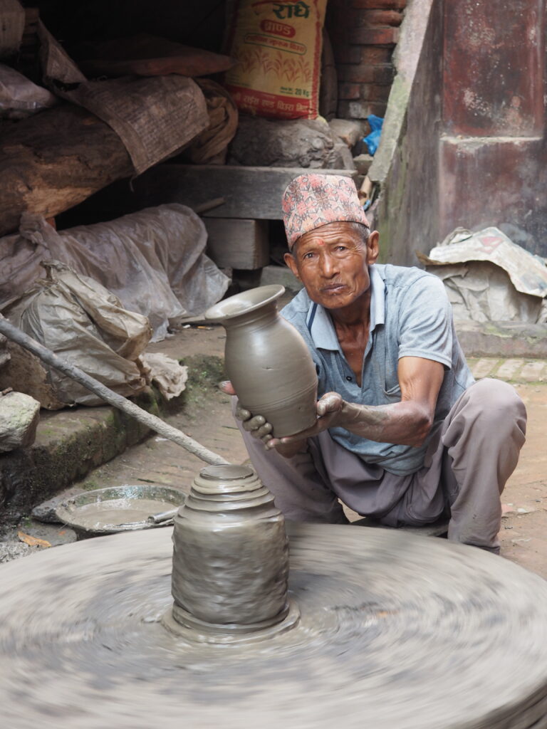 Potters at Bhaktapur