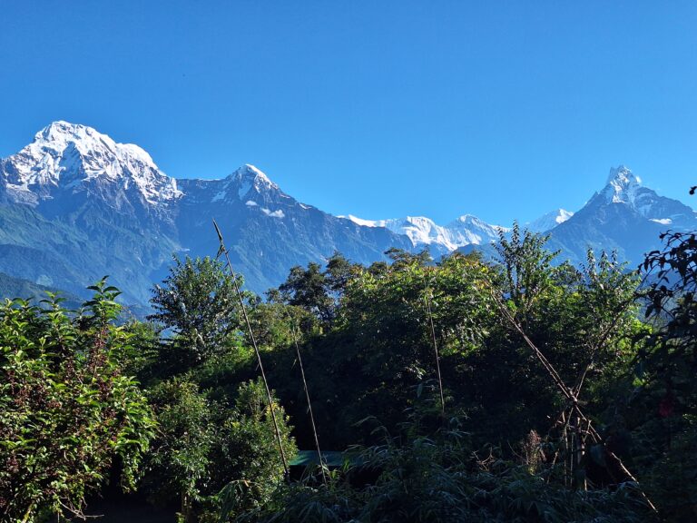 Annapurna range from Kalsee Eco-lodge