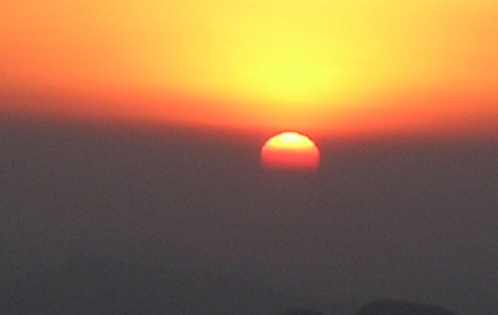 Sunrise from Australian Camp