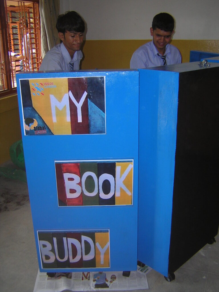 Book buddy for deaf school