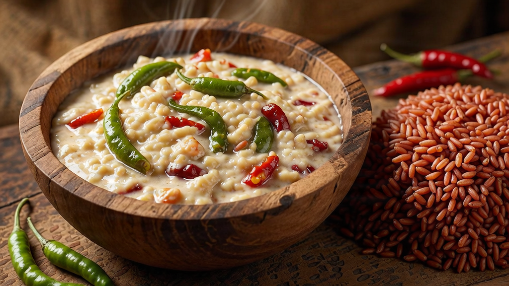Ema Datshi, the beloved national dish of Bhutan made with chilis and cheese