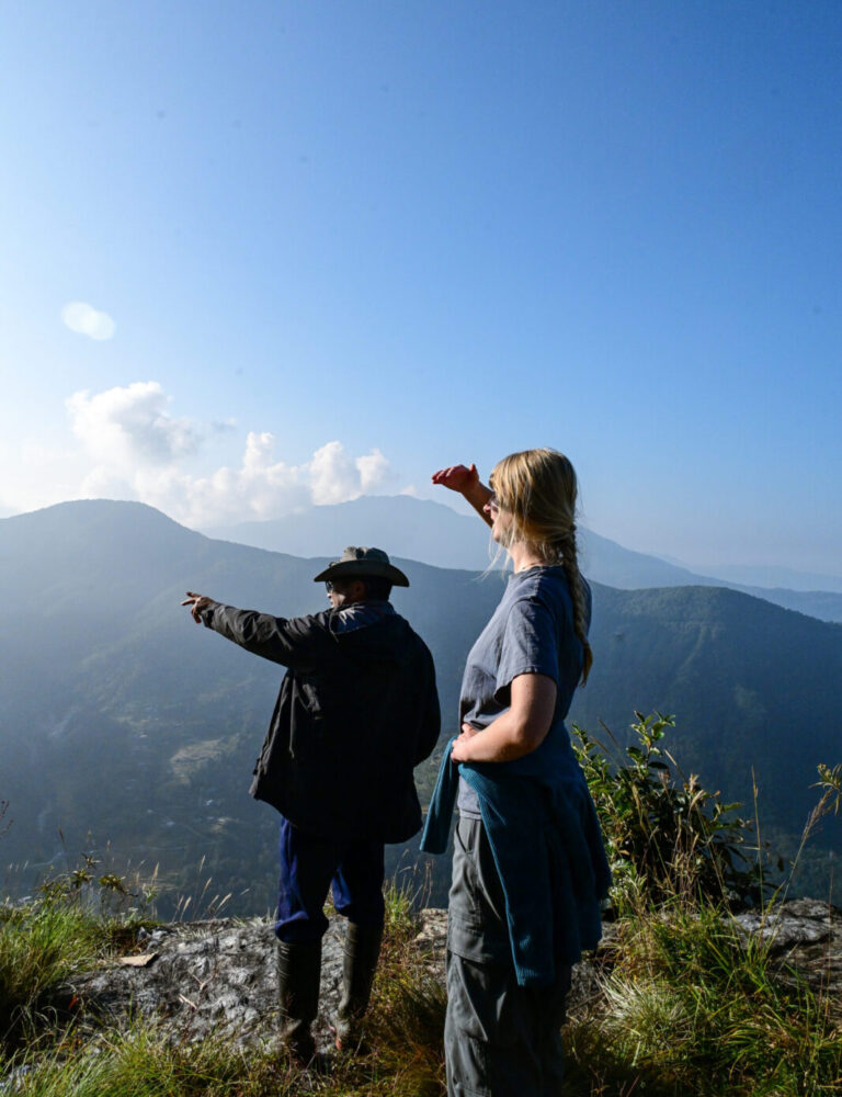 Guests at Kalsee Eco Lodge enjoy breathtaking views of the Annapurna range and Machhapuchhre (Fishtail Mountain), one of Nepal's most iconic Himalayan landscapes.